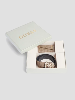 Belt and Key Ring Gift Set