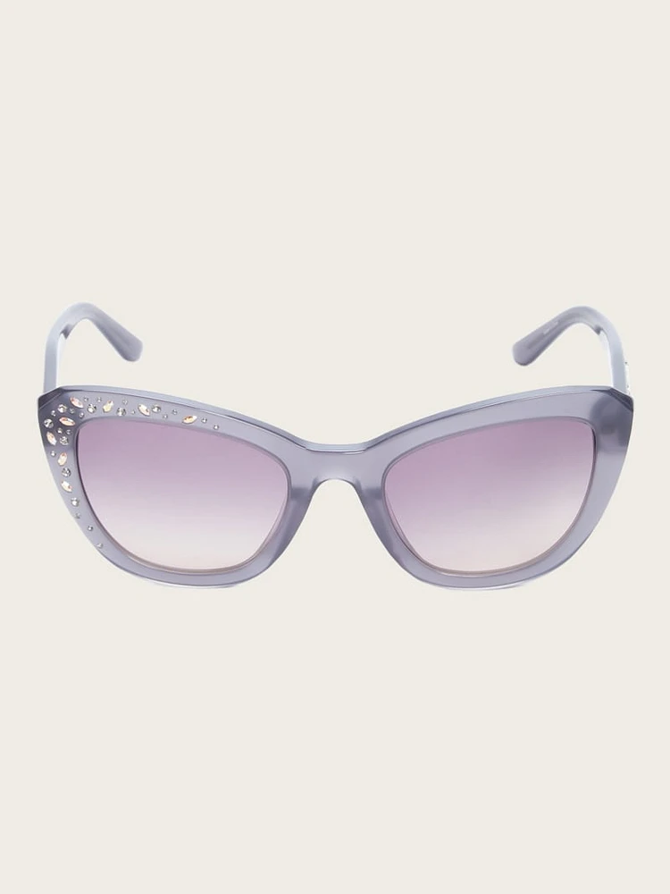 Darla Embellished Cat-Eye Sunglasses