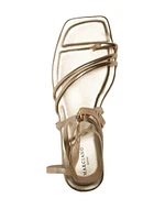 Sarah Metallic Flat Sandal