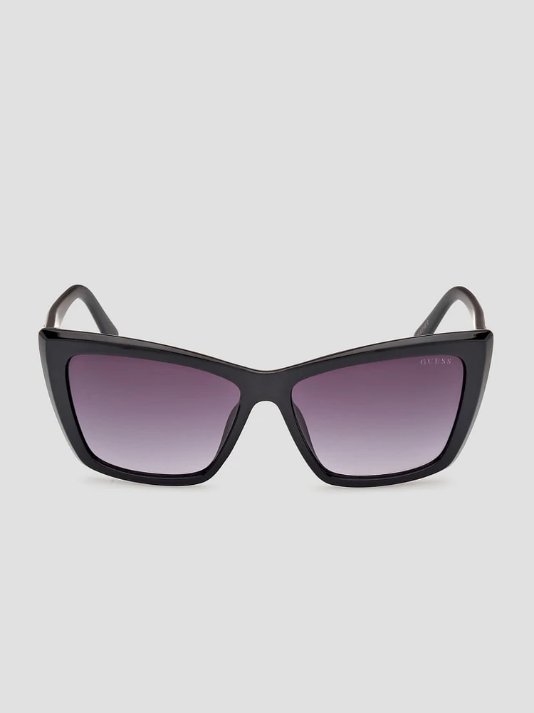 Cat-Eye Plastic Sunglasses