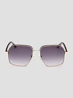 Katelyn Metal Rim Signature Sunglasses