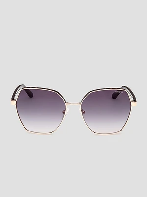 Geometric Metal Sunglasses