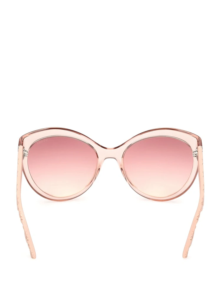 Juliette Butterfly Plastic Sunglasses