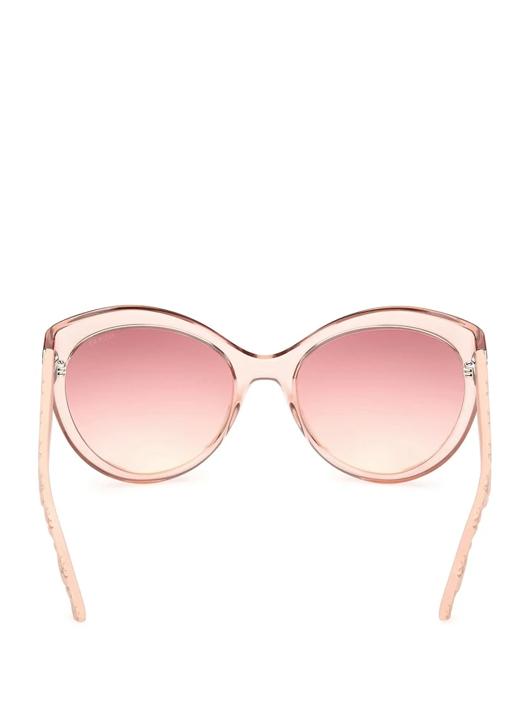 Juliette Butterfly Plastic Sunglasses