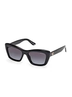 Plastic Rectangular Sunglasses