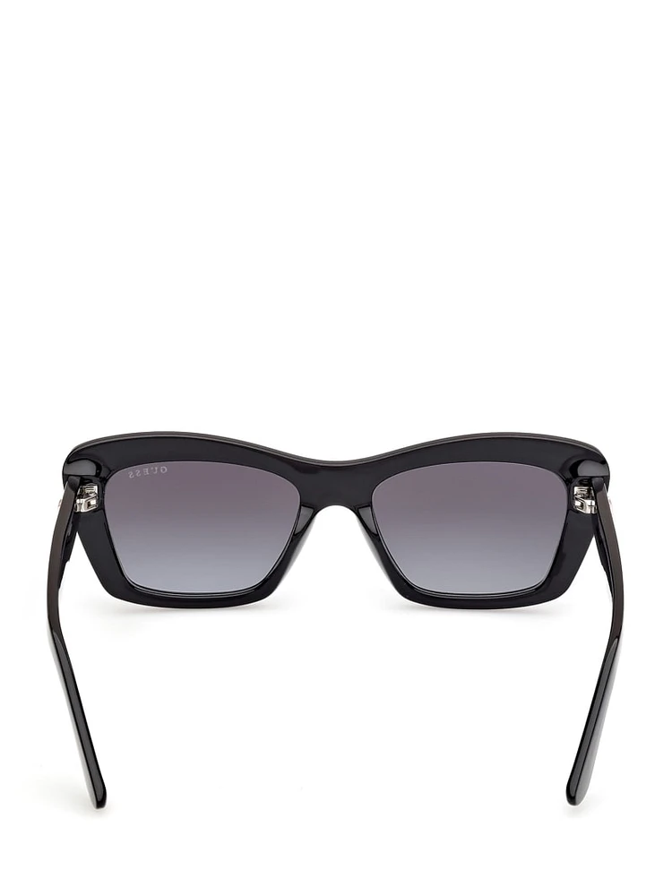 Plastic Rectangular Sunglasses