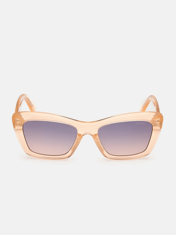 Plastic Rectangular Sunglasses