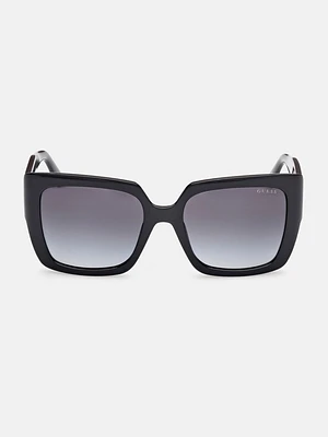 Square Quattro G Plastic Sunglasses