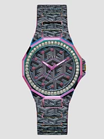 Multi-Tone G-Cube Analog Watch