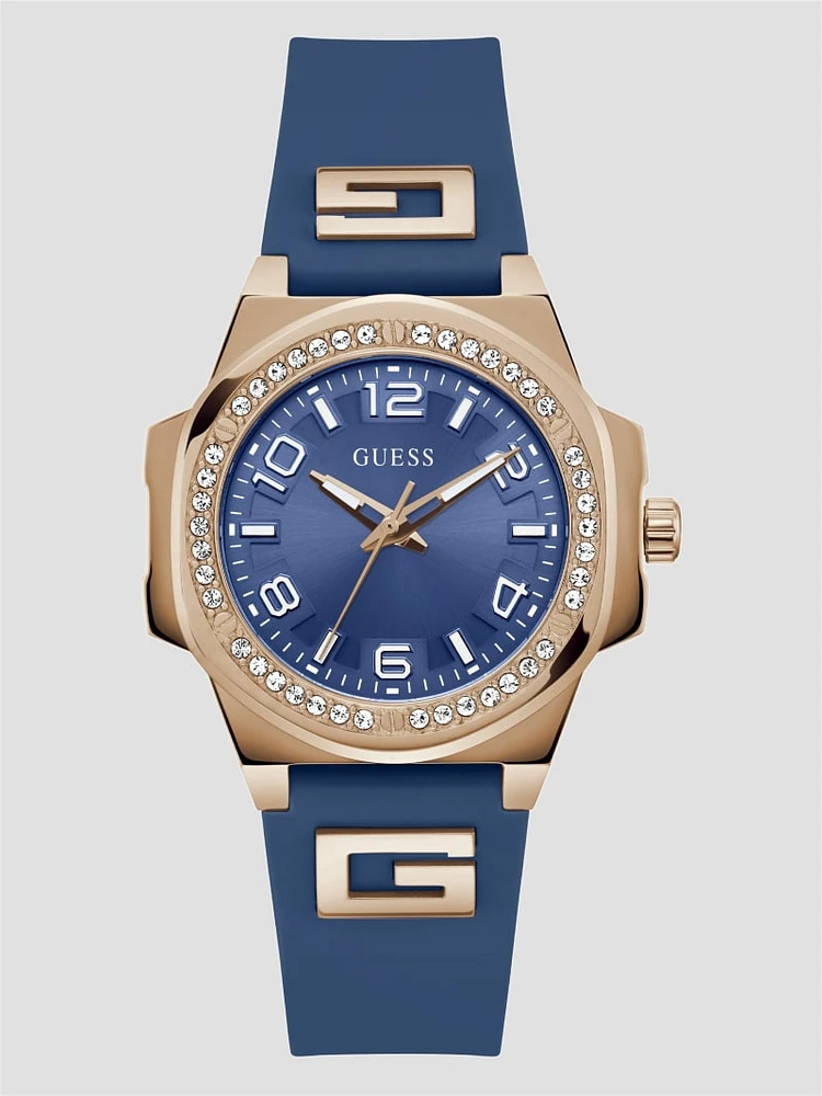 Two-Tone Silicon Analog Watch