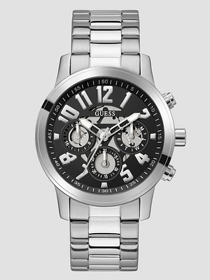 Silver-Tone Multifunction Watch