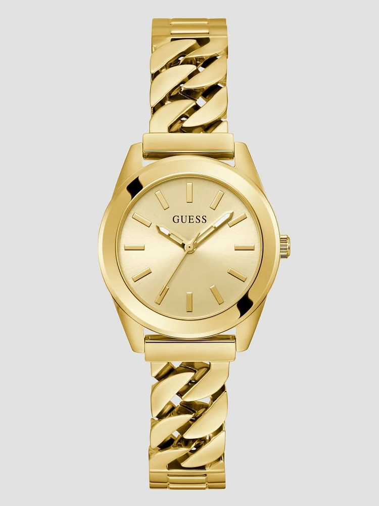 Gold-Tone Analog Watch