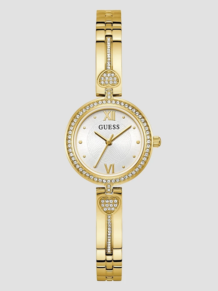 Gold-Tone Analog Watch