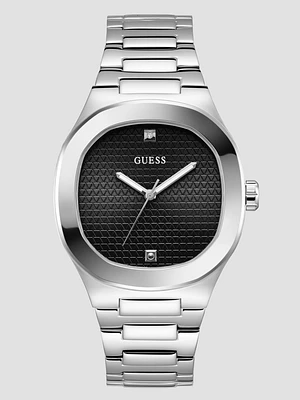 Silver-Tone Analog Watch