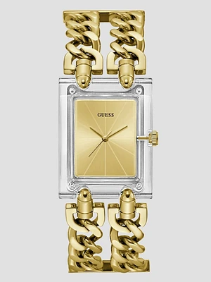 Gold-Tone Analog Watch