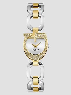 Silver and Gold-Tone Analog Watch