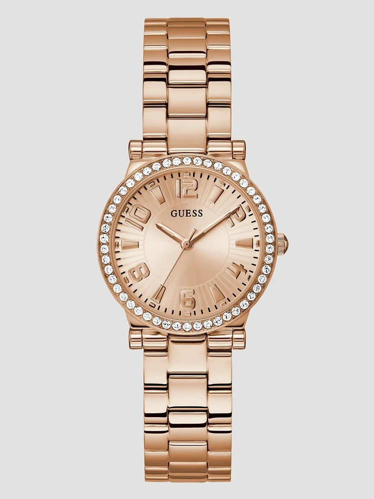Rose Gold-Tone Analog Watch