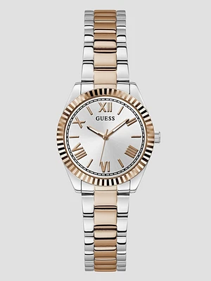 Two-Tone Analog Watch