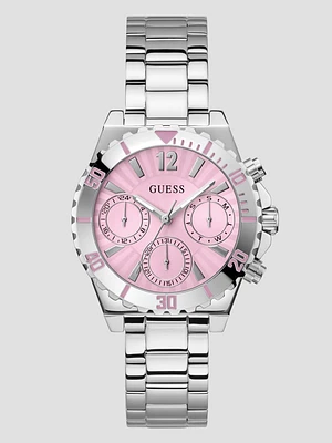 Silver-Tone Multifunction Watch