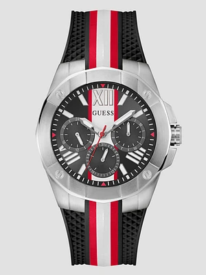 Silver-Tone Chronograph Watch
