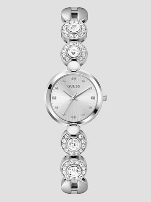 Silver-Tone Analog Watch