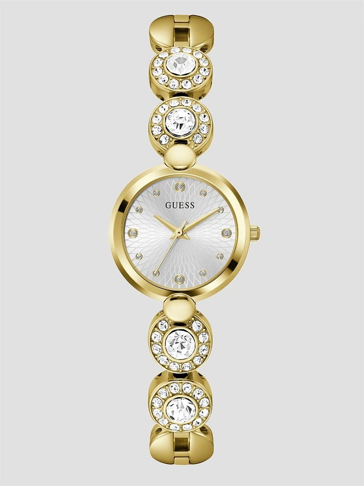 Gold-Tone Analog Watch