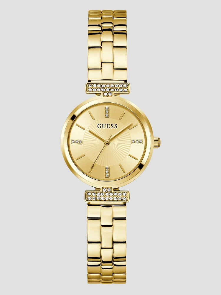 Gold-Tone Analog Watch