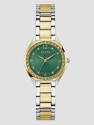 Two-Tone Analog Watch