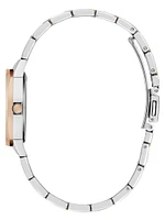 Two-Tone Purple Analog Watch