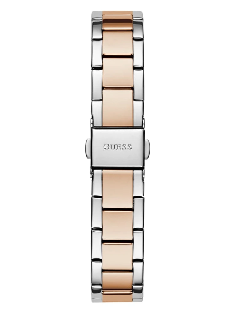 Two-Tone Purple Analog Watch