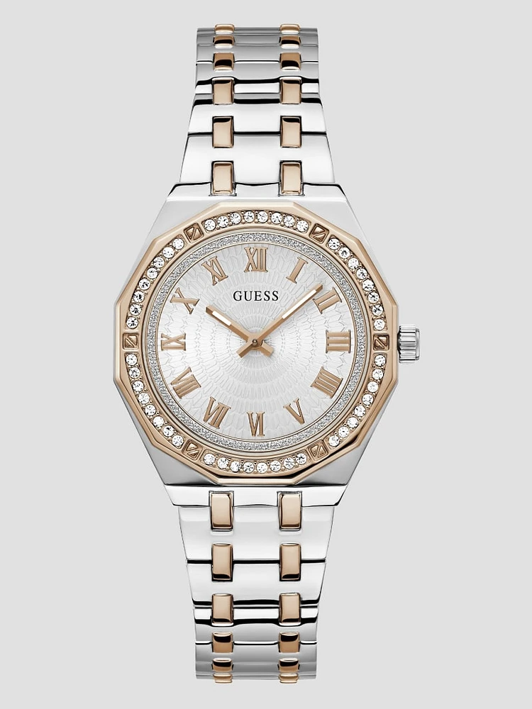 Two-Tone Analog Watch