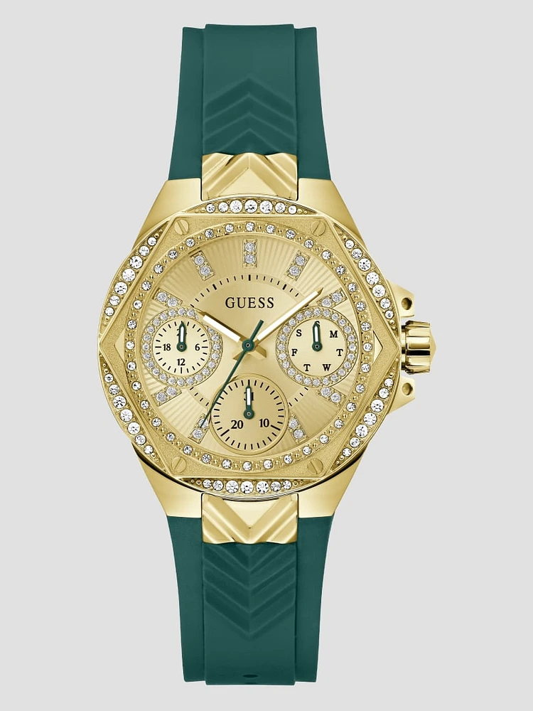 Two-Tone Multifunction Silicon Watch