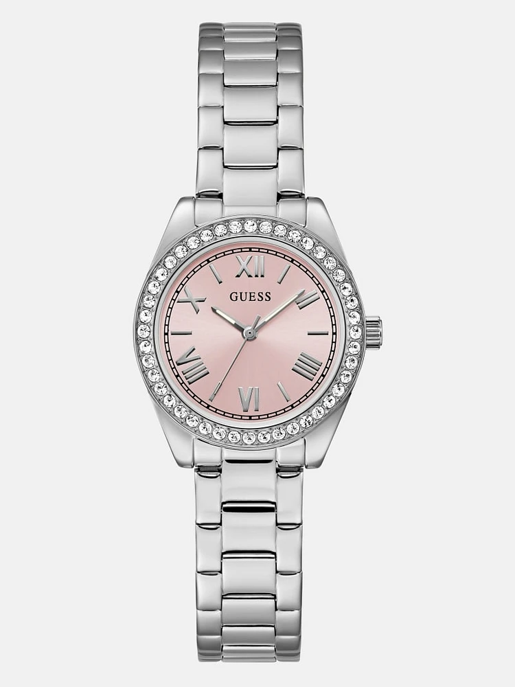 Silver-Tone Analog Watch