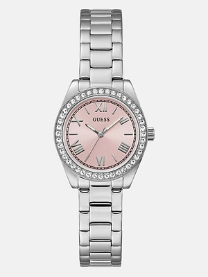 Silver-Tone Analog Watch