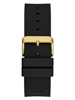 Black and Gold-Tone Multifunction Watch