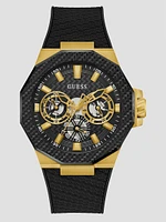 Black and Gold-Tone Multifunction Watch