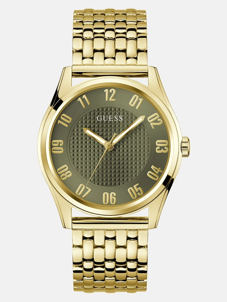Gold-Tone Analog Watch