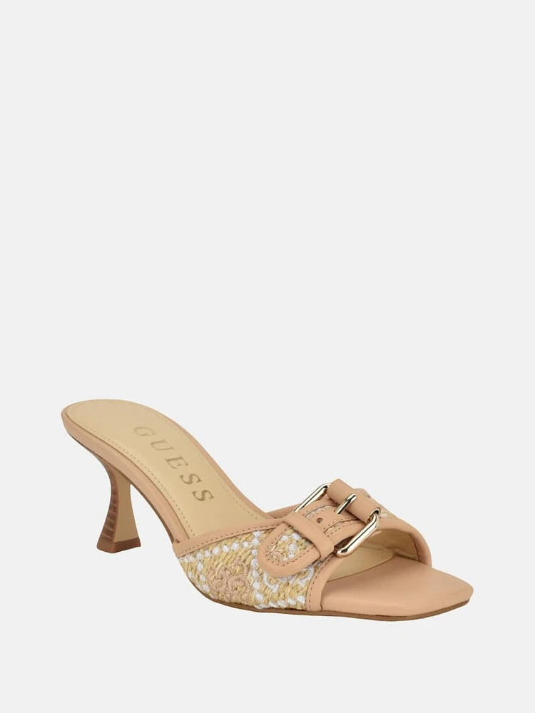 Dista Straw Kitten Heels