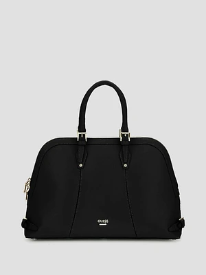 New Adele Luxe Leather Large Dome Satchel