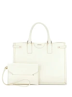 Isa Sleek Leather Medium Tote