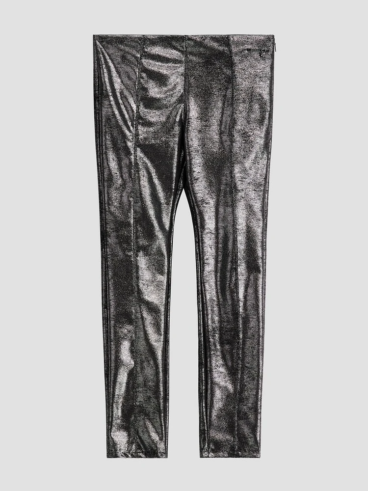 Coated Faux-Suede Leggings (7-16)