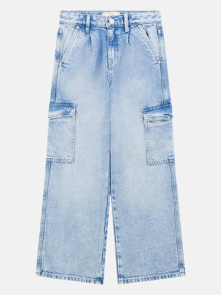 Eco Denim Cargo Pants (7-16)