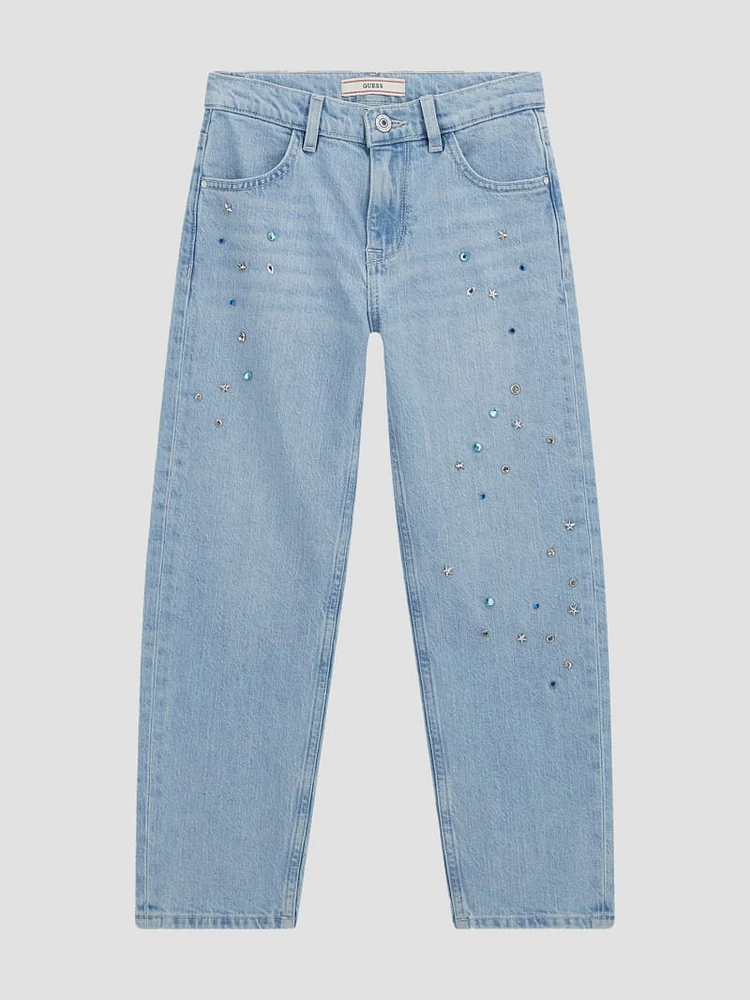 Comfort Denim Straight Jeans (8-16)