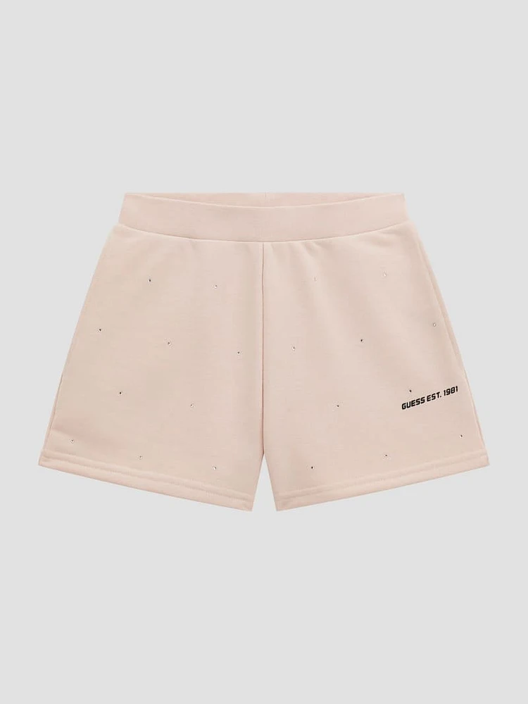 Mini Me Rhinestone Active Shorts (8-16)