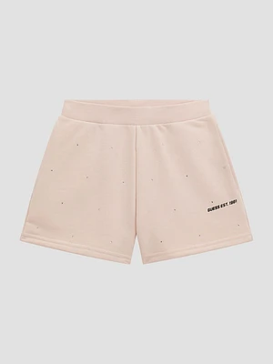 Mini Me Rhinestone Active Shorts (8-16)