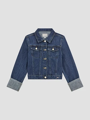 Lurex Denim Jacket (7-16)