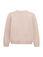 Mini Me Rhinestone Active Sweatshirt (8-16)