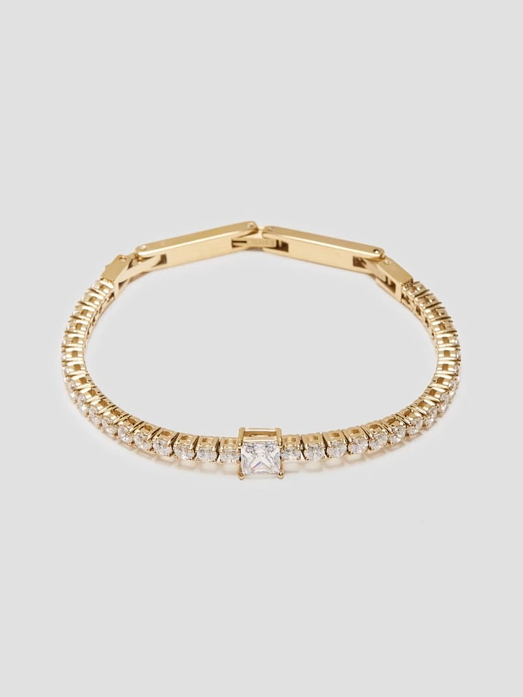 Solitaire Tennis Bracelet
