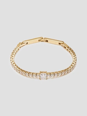 Solitaire Tennis Bracelet
