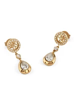 Gold-Tone Quattro G and Teardrop Earrings